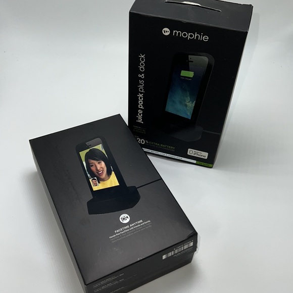 NWT MOPHIE IPHONE 5s& 5 JUICE PACK PLUS AND DOCK - Picture 4 of 9